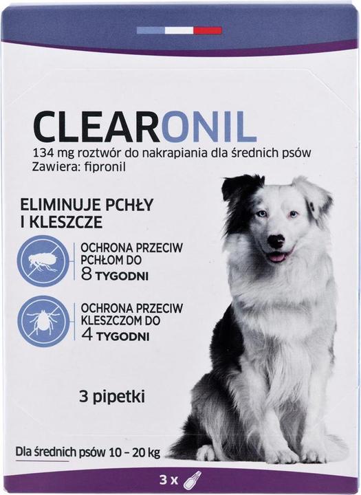 Actual product image Francodex CLEARONIL dla średnich psów (10-20 kg) - 134 mg x 3 (Dog)