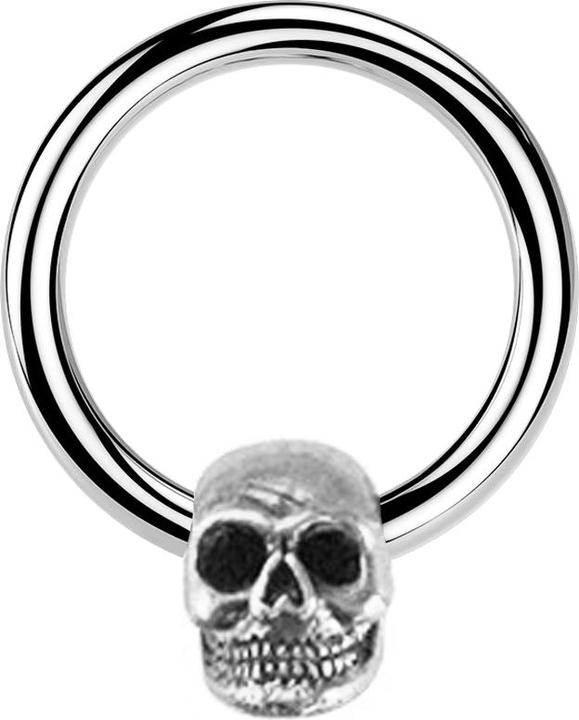 Immagine prodotto Star Piercing Chiusura Anello argento Teschio argento (Ottone)