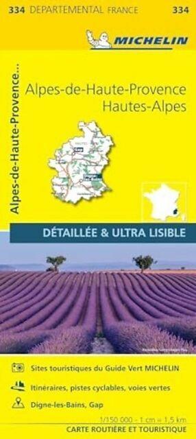 Produktbild Alpes-de-Haute-Provence, Hautes-Alpes - Michelin Local Map 334