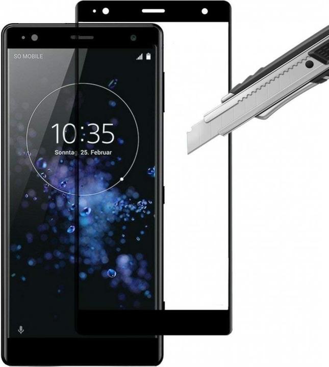 Actual product image Screenguard Sony Xperia XZ2 Premium Full Screen Protective Glass Film 2.5D 9H (1 Piece, Sony Xperia XZ2 Premium)
