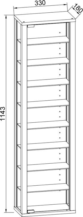 Productafbeelding VCM Edana (33 x 18 x 115 cm)