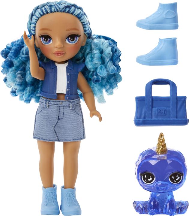 Productafbeelding MGA Rainbow High Littles poppen - Saffier (Blauw)