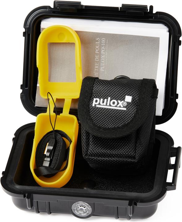 Actual product image Pulox Pulse oximeter PO-100 yellow