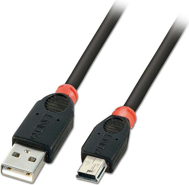 Lindy Mini USB Kabel für USB 2.0 (3 m, USB 2.0)