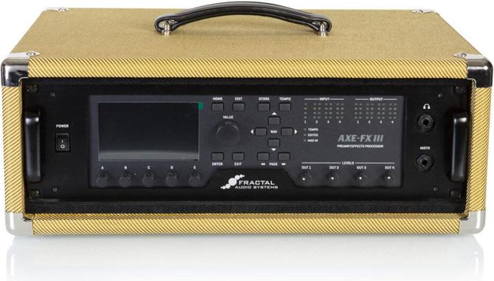 Produktbild Gator Cases GR-RETRORACK-3TW Retro Rack Vintage Amp Vibe Rack Case 3U Tweed (Verstärker)