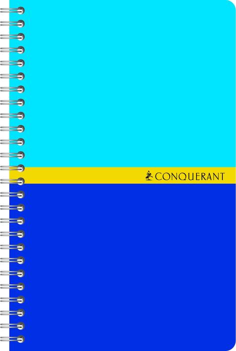 Produktbild Conquerant SEPT Spiralbuch, 110 x 170 mm, kariert, 50 Blatt (110 x 170 mm, Kariert, Weicher Einband)