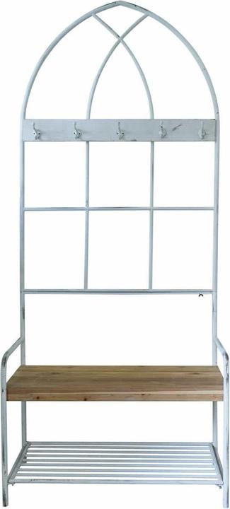 Produktbild Loberon Garderobe Oliviette antikweiss/braun