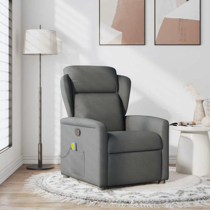 Produktbild VidaXL Massagesessel Dunkelgrau Stoff