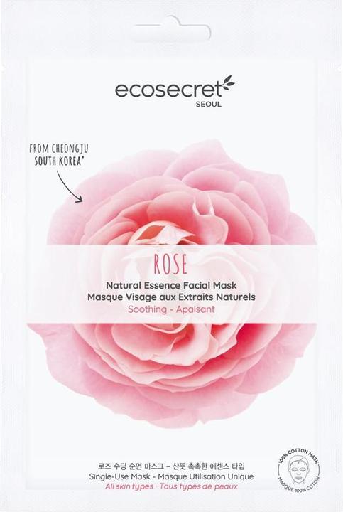 Image du produit Ecosecret Masque visage apaisant Rose Btl 20 ml (20 ml)