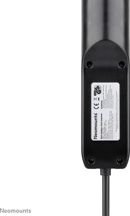 Produktbild Neomounts Tischsteckdose mit Klemme 3-fach/230V/USB-A/2xUSB-C/schwarz (Tisch)