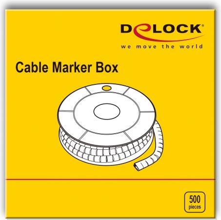 Immagine prodotto Delock Marcatura dei cavi n.3, giallo 500 pezzi