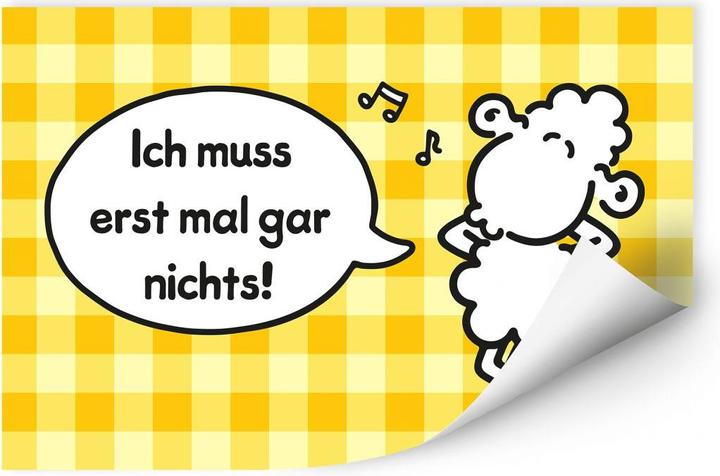 Produktbild Sheepworld Worthelden Erst mal gar nichts (150 x 100 cm)