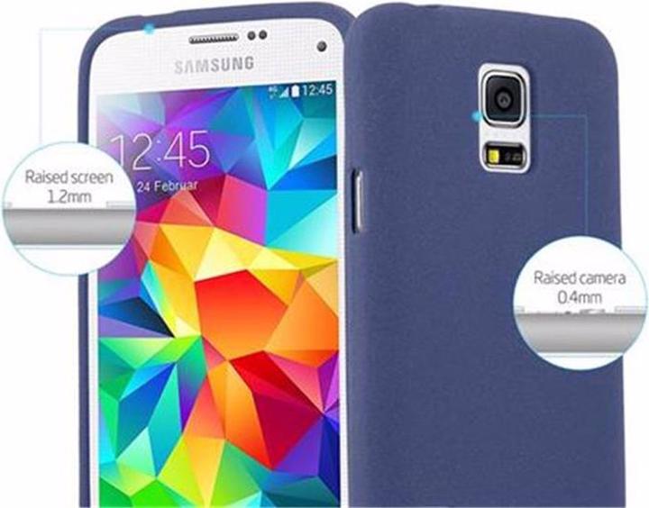 Actual product image Cadorabo TPU Frosted Cover (Samsung Galaxy S5 Mini, Samsung Galaxy S5 Mini Duos)