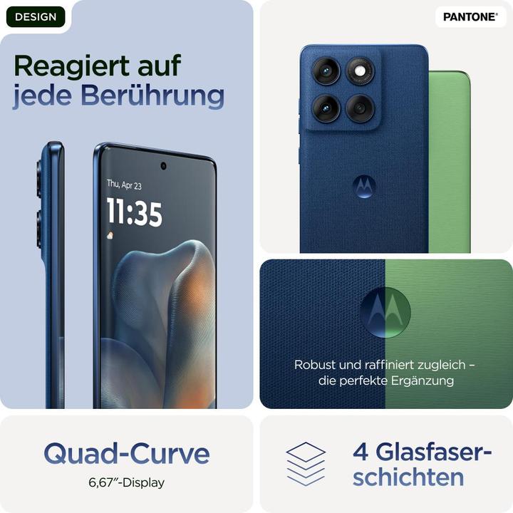 Productafbeelding Motorola Edge 60 (512 GB, Pantone Gibraltar Zee, 6.67", Dubbele SIM, 50 Mpx, 5G)