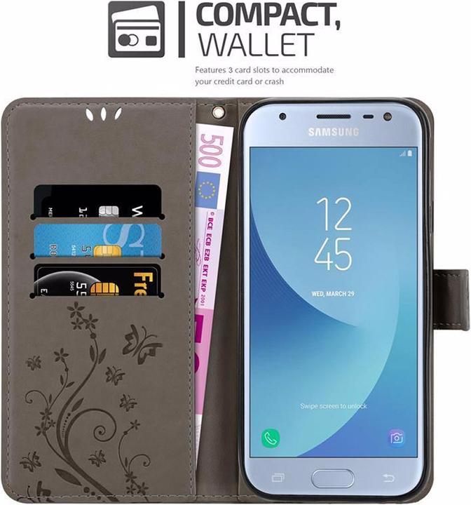 Immagine prodotto Cadorabo Copertina del libro di fiori (Samsung Galaxy J3 (2017))