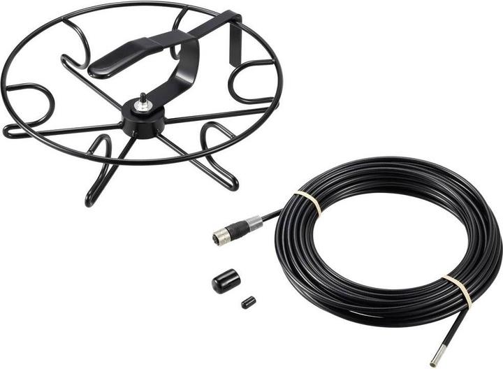 Actual product image Voltcraft 1000T 10m spool (LF) endoscope probe Probe-Ø 5.5 mm 10 m LED illumination