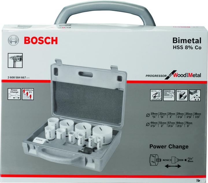 Produktbild Bosch Professional Zubehör BIM Progressor Lochsägen Set (7.6 Zentimeter)