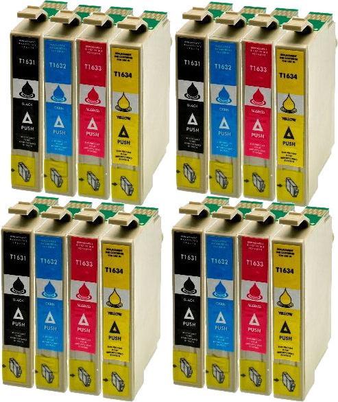 Immagine prodotto Hermex Cartucce d'inchiostro compatibili Epson WorkForce WF-2650 DWF (M, Y, FC, C)