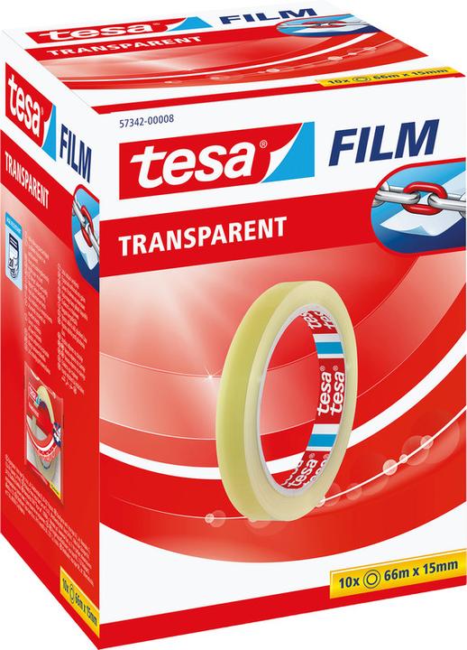 Produktbild tesa tesafilm 1x TRANSPARENT Klebeband (15 mm)