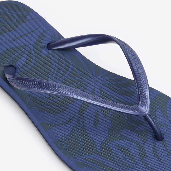 Actual product image Olaian Women's 500 Flowy toe sandals petrol blue (39)