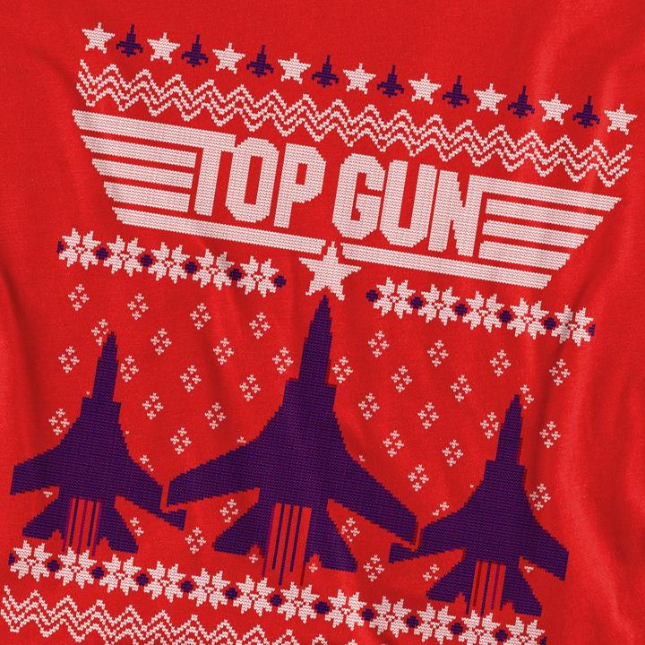 Immagine prodotto Top Gun Ugly Felpa Natale Jet da Combattimento Adulto Unisex (L)