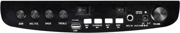 Actual product image N-Gear Bluetooth Speaker The Flash 1210 Mik/LED (6 h, Electrical connection)