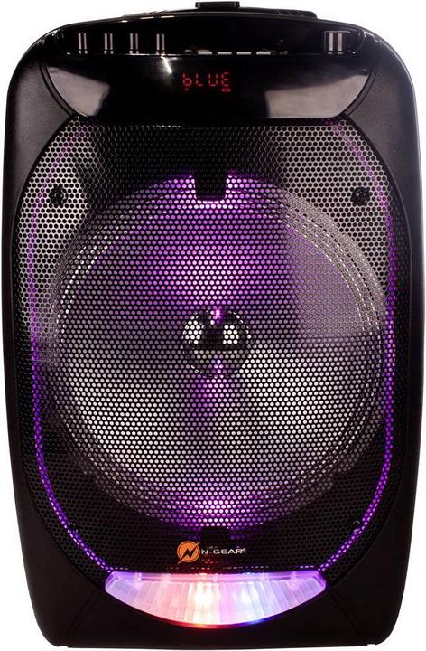Actual product image N-Gear Bluetooth Speaker The Flash 1210 Mik/LED (6 h, Electrical connection)