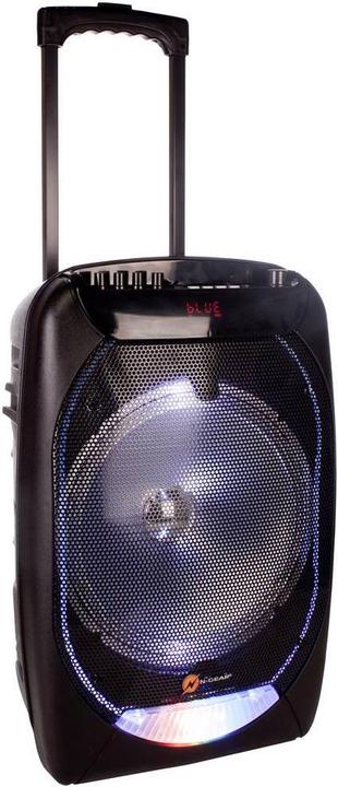 Actual product image N-Gear Bluetooth Speaker The Flash 1210 Mik/LED (6 h, Electrical connection)