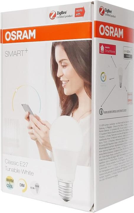 Produktbild Osram Smart+ A (E27, 9 W, 810 lm, 1 x, F)