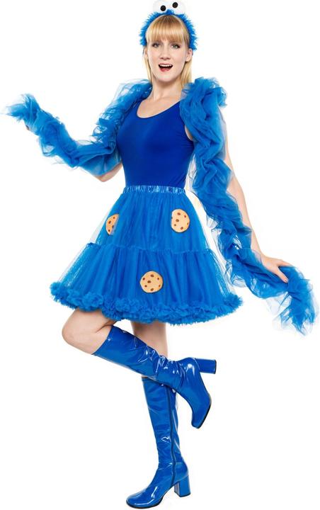 Actual product image Maskworld Die Sesamstrasse Krümelmonster Tutu - für Fasching (One size)
