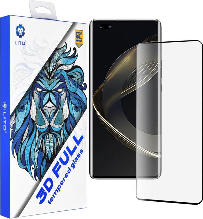 Actual product image Lito - 3D Full Cover - Huawei nova 11 Pro - Black (Huawei Nova 11 Pro)