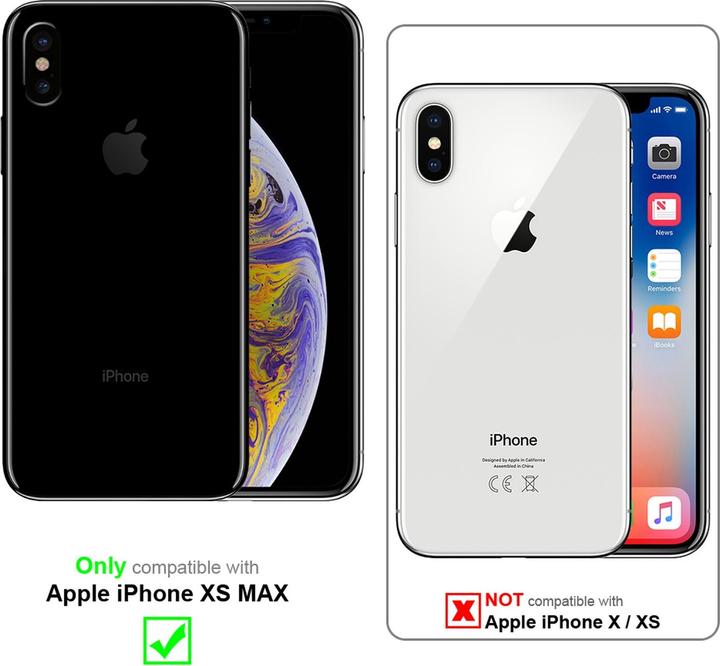 Actual product image Cadorabo TPU Matt Metallic Cover (Apple iPhone XS Max)