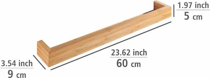 Image du produit Wenko Tablette murale Bambusa 60 cm