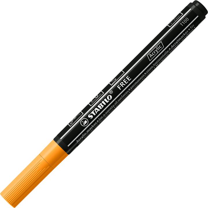 Produktbild STABILO Free (Orange, Pink, Green, Black, Purple, White, 2 mm, 5 x)