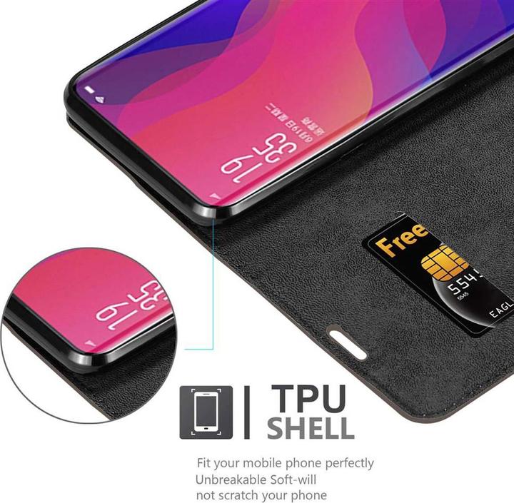 Immagine prodotto Cadorabo Copertina magnetica invisibile del libro (Oppo Find X)