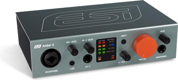 Produktbild ESI Amber i1 / USB-C Audio Interface 24-BIT w/ 2 Inputs / 2 Outputs (USB)