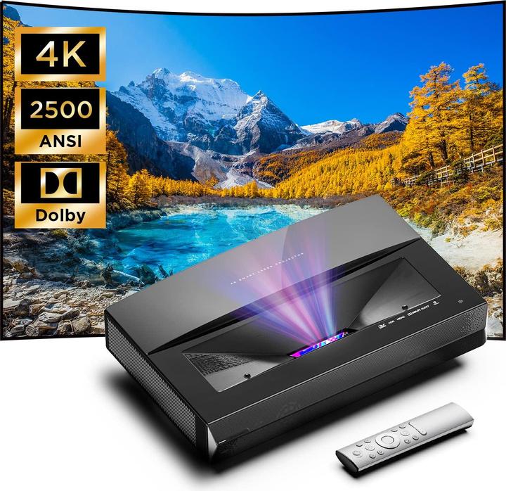 Image du produit Yclzy Projecteur à ultra-courte focale 4K