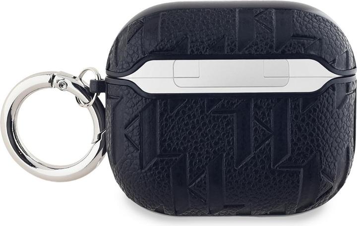 Actual product image Karl Lagerfeld KLA3PGKCPK AirPods 3 cover czarny/black Monogram Karl & Choupette Head (Headphone sleeve)