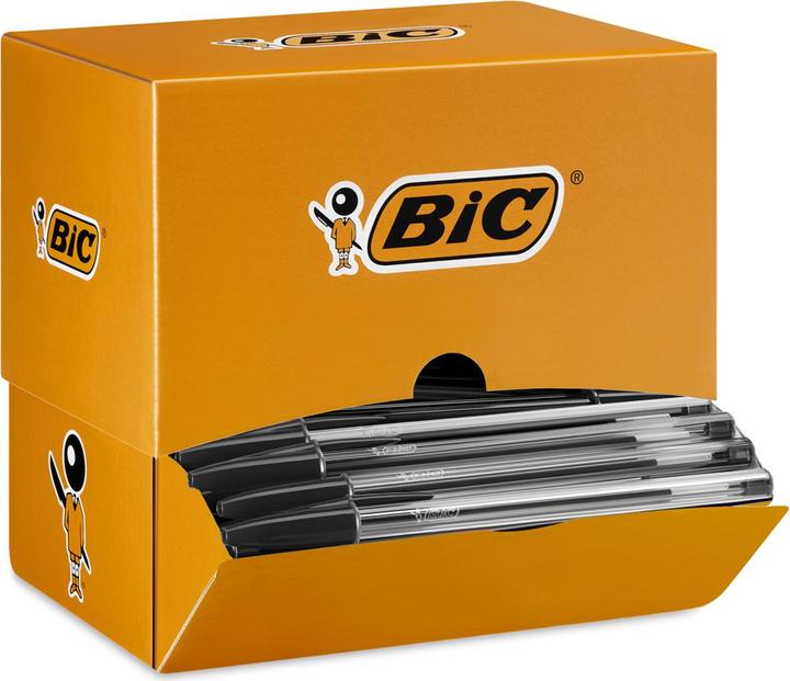 Produktbild Bic Kugelschreiber Cristal Original 0.32 mm, Schwarz, 150er Box (Schwarz, 150 x)