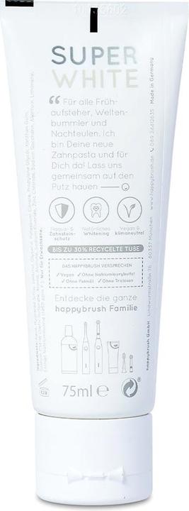 Actual product image happybrush Toothpaste SuperWhite, 75 ml (75 ml)
