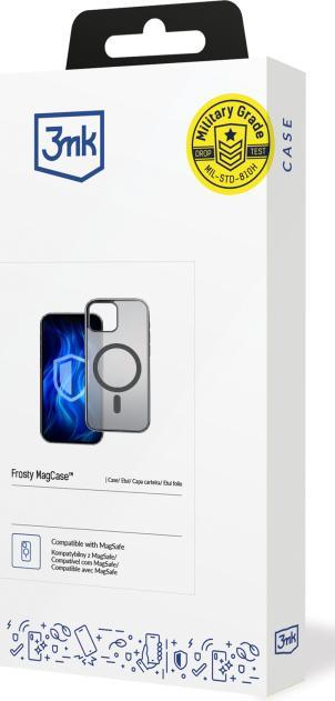 Actual product image 3MK Apple iPhone 14 - Frosty MagCase Bla ck (Apple iPhone 14)