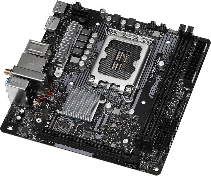 Produktbild AsRock H610M-ITX/ac (LGA 1700, Intel H610, Micro-ITX)