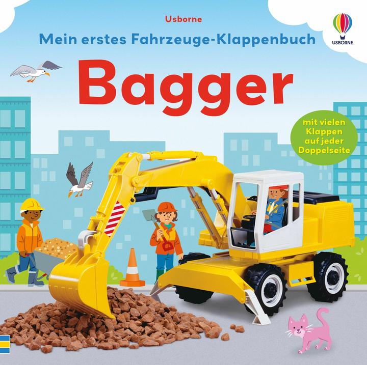 Productafbeelding Mijn eerste vouwwagenboek: Graafmachine (Duits)