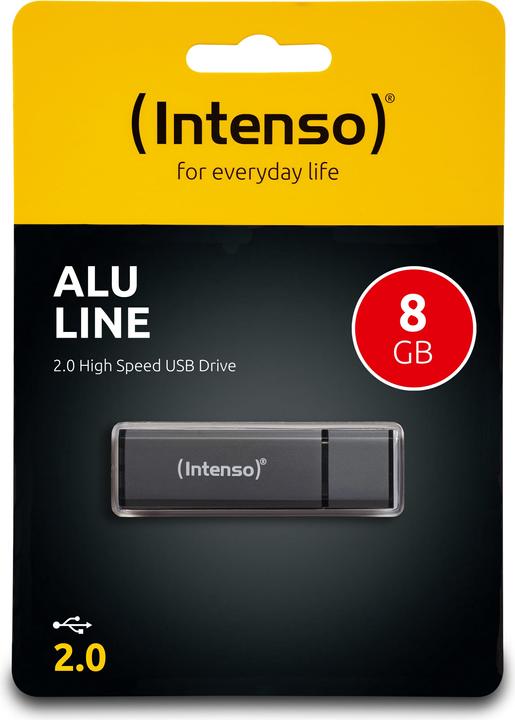 Actual product image Intenso Alu Line (8 GB, USB-A)