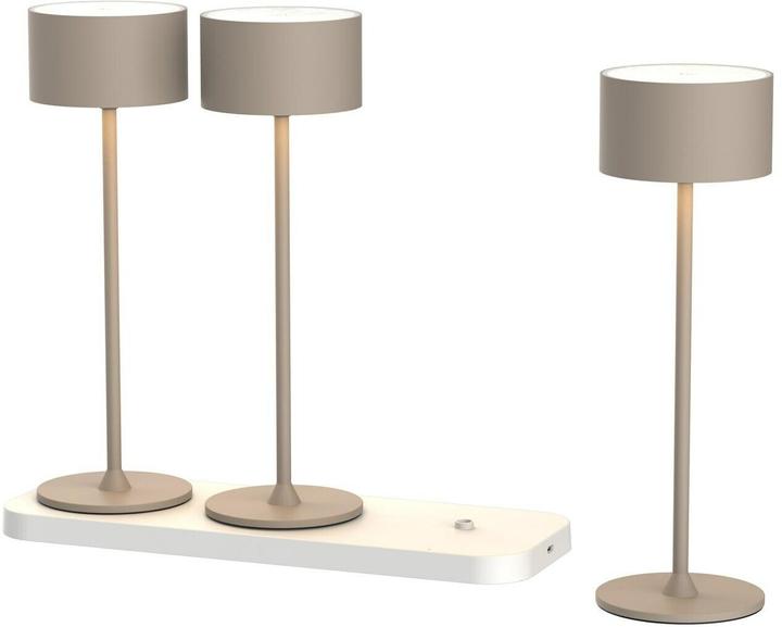 Produktbild Schoenenberger Akku-Tischleuchten 3er Set mit Ladestation Tavolo (150 lm)