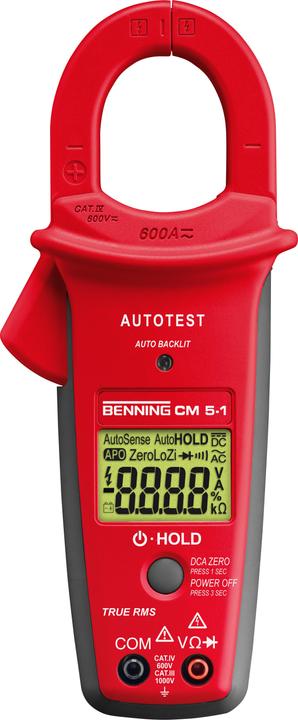 Produktbild Benning Stromzange, Hand-Multimeter di (CAT III 1000V, CAT IV 600V)
