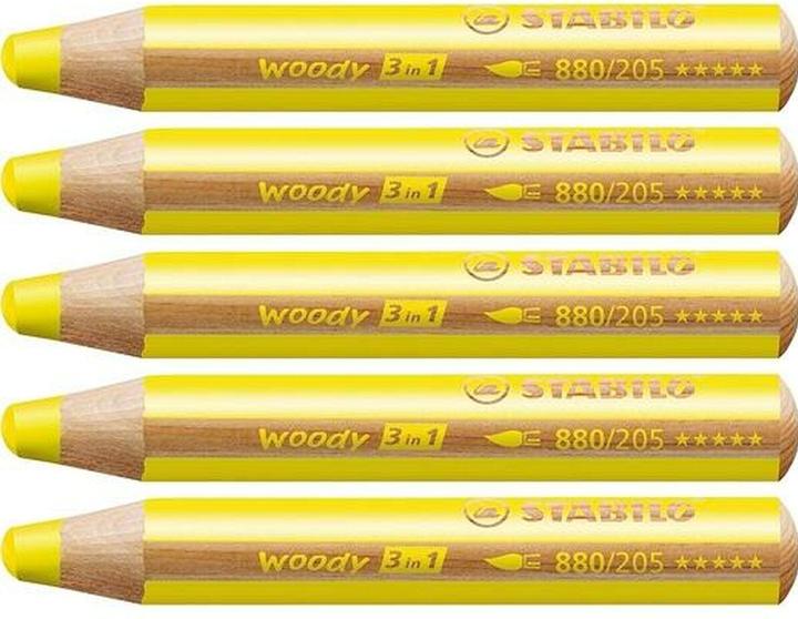 Immagine prodotto STABILO matita colorata woody 3 in 1 (Giallo, 1 x)