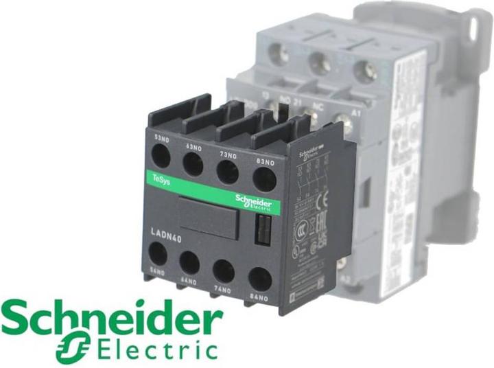 Actual product image Schneider Electric Auxiliary contact block 3 NO contacts 1 NC contact