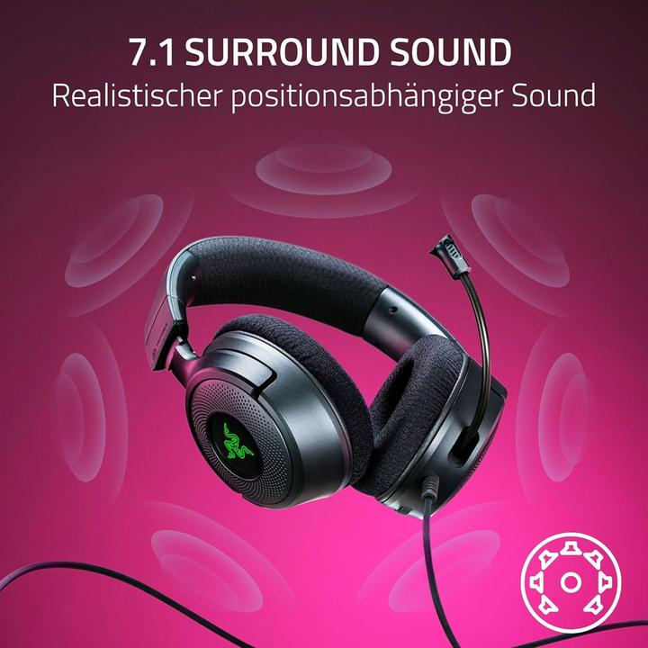 Immagine prodotto Razer Kraken V4 X - Cuffie da gioco cablate con Chroma™ RGB (Cablato)