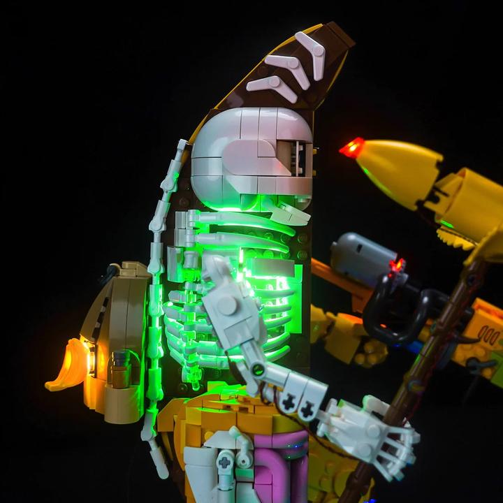 Actual product image BrickBling LED Licht Set für LEGO Fortnite: Knochen-Schali (77072)